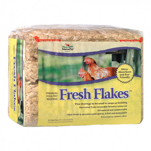 Manna Pro MP FRESH FLAKES POULTRY BEDDIN - Poudre Pet and Feed Supply